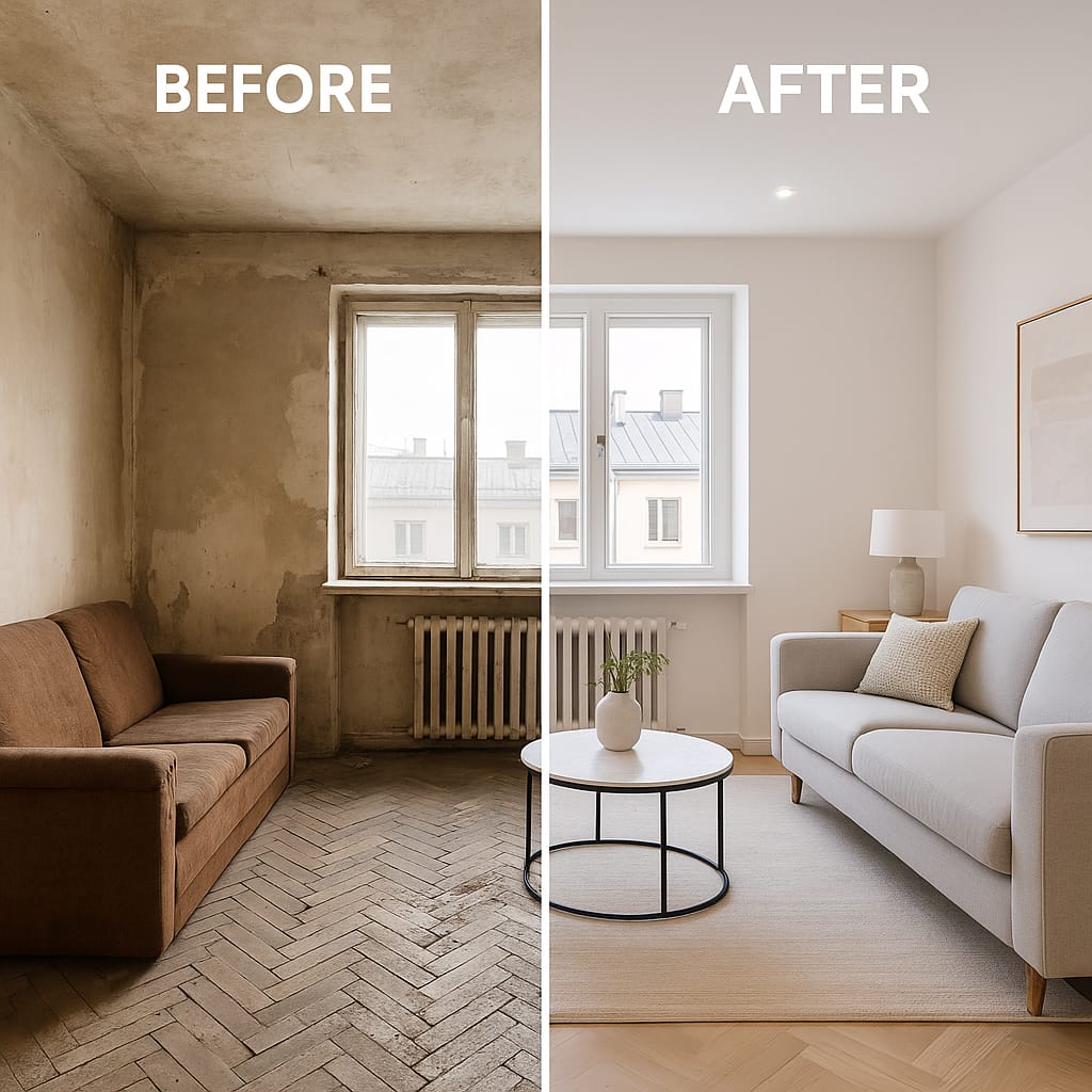 Renovari case si apartamente – cum iti transformi locuinta intr-un spatiu modern